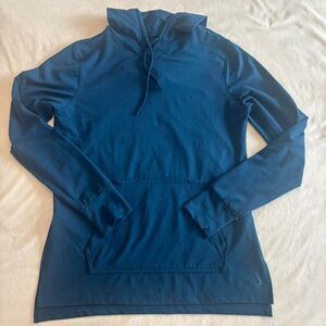 Nike Dri-FIT Women’s Blue Long Sleeve Hoodie | Athletic Activewear | Size M